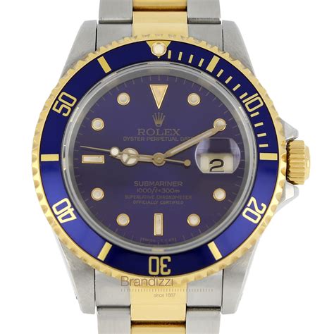 rolex submariner 16613 purple dial